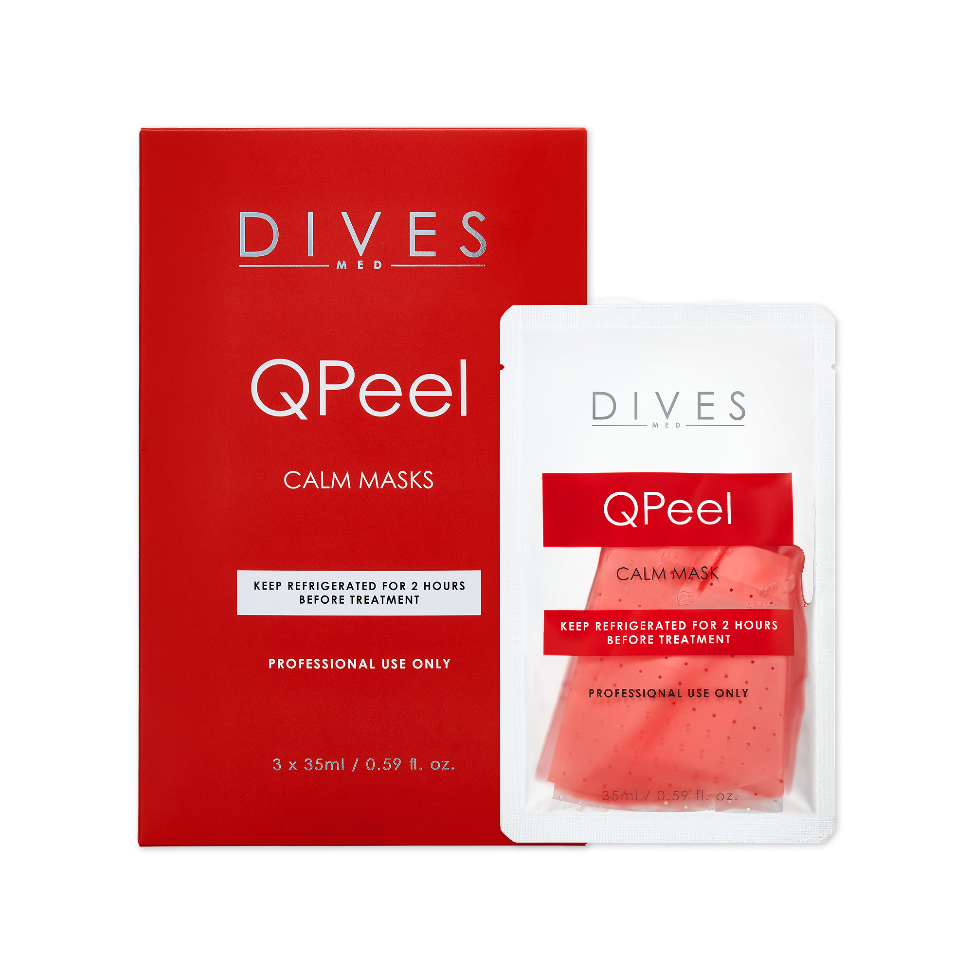 Skincare - Qpeel After Treatment Calm Masks - DIVES MED