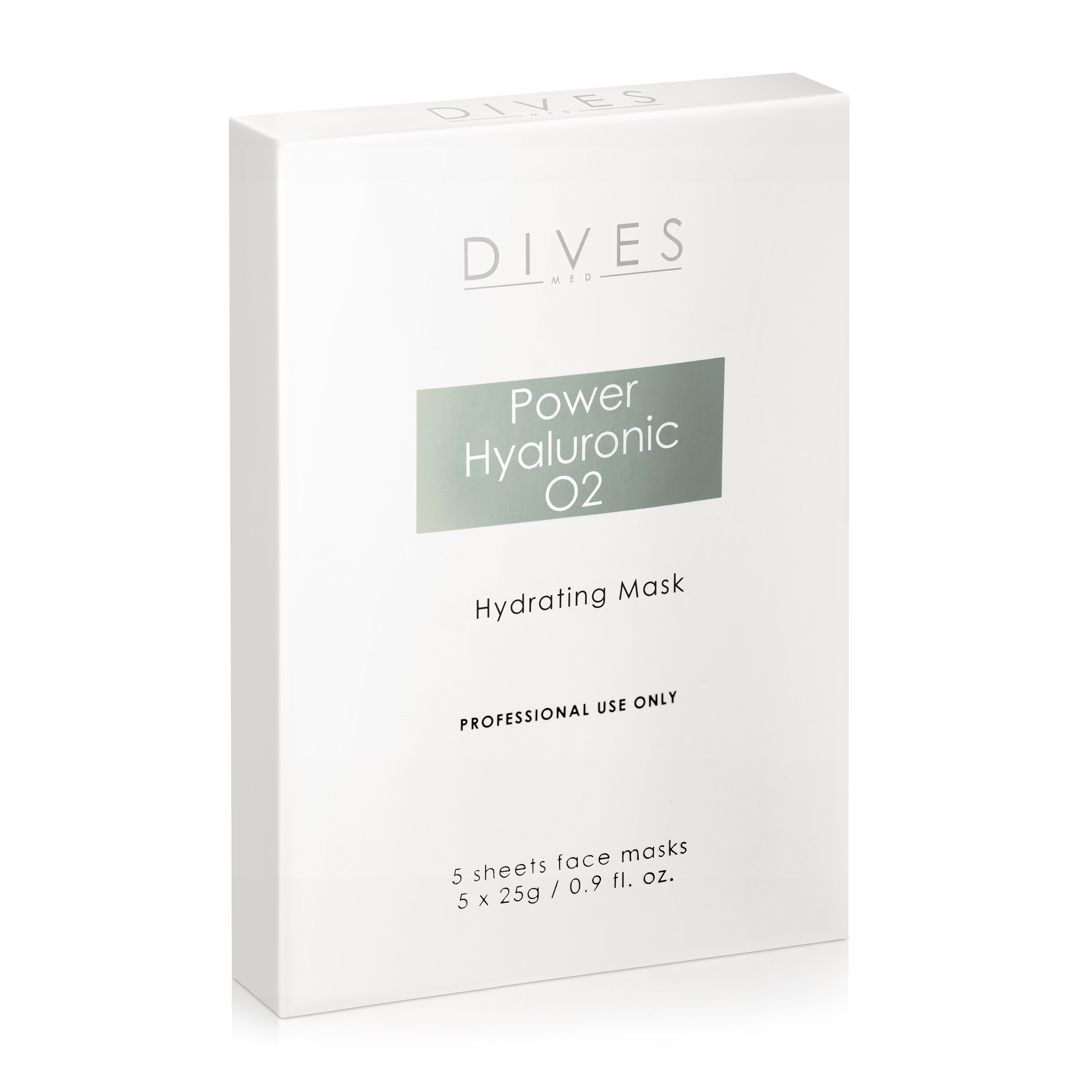 Skincare - Power Hyaluronic O2 Mask - DIVES MED