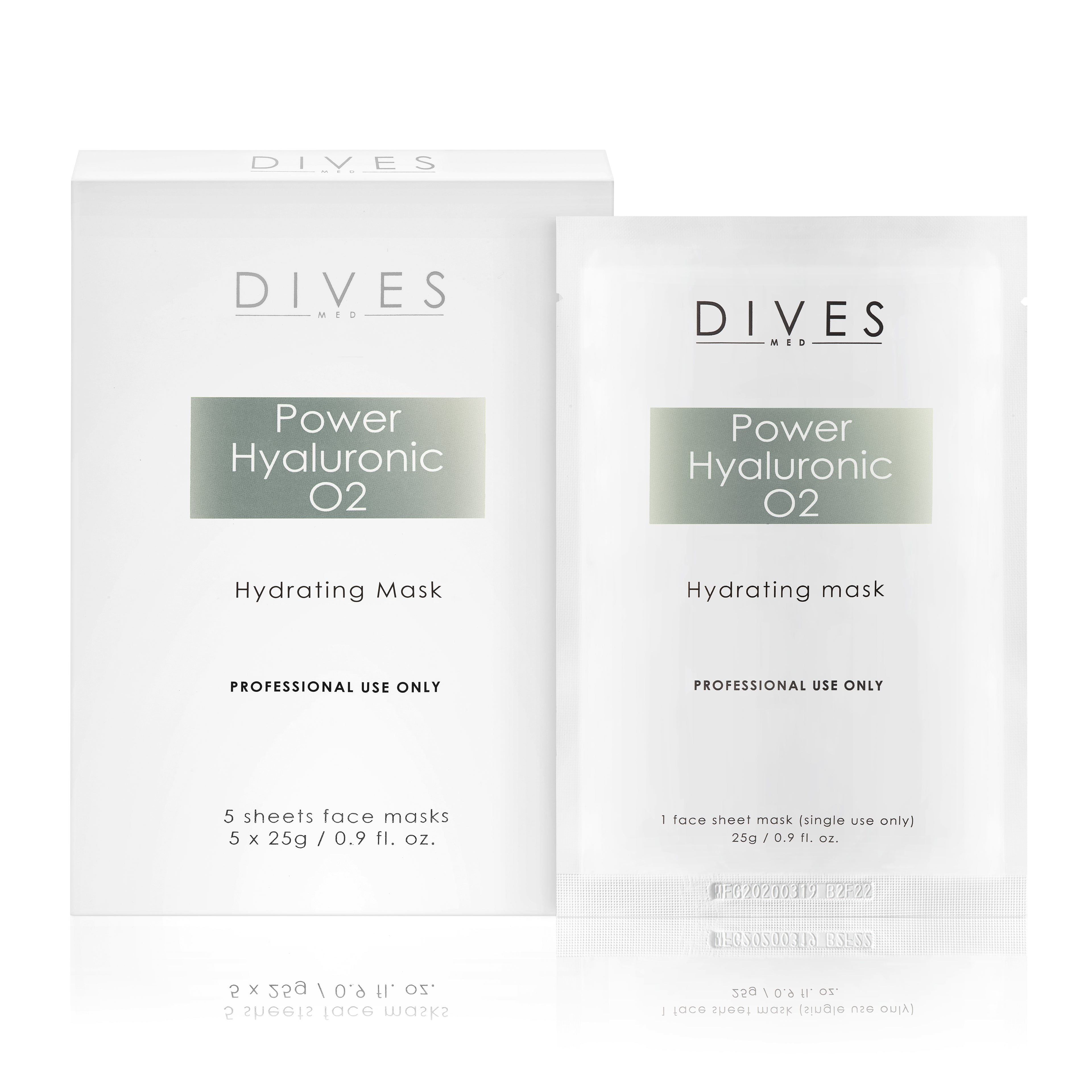 Skincare - Power Hyaluronic O2 Mask - DIVES MED