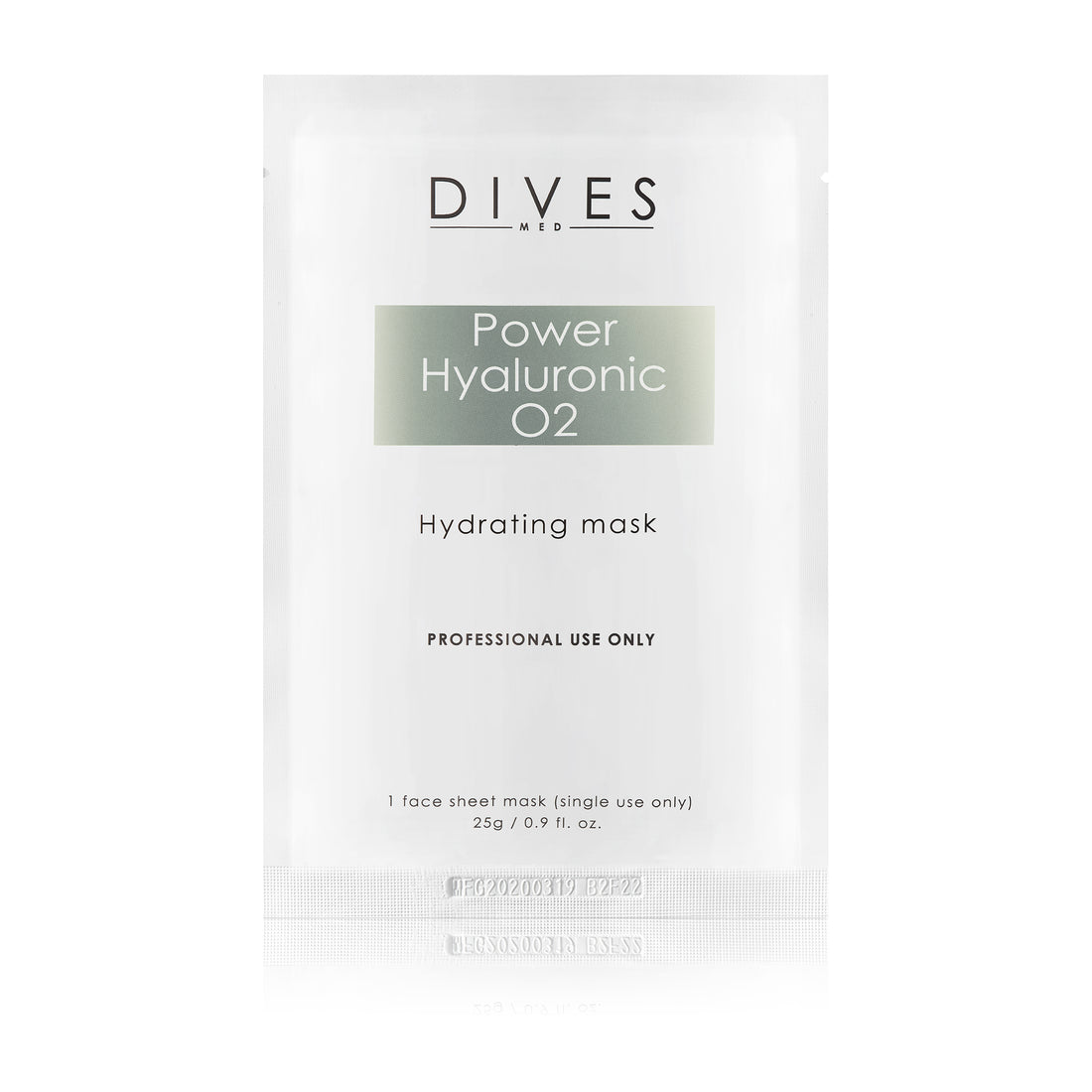 Skincare - Power Hyaluronic O2 Mask - DIVES MED