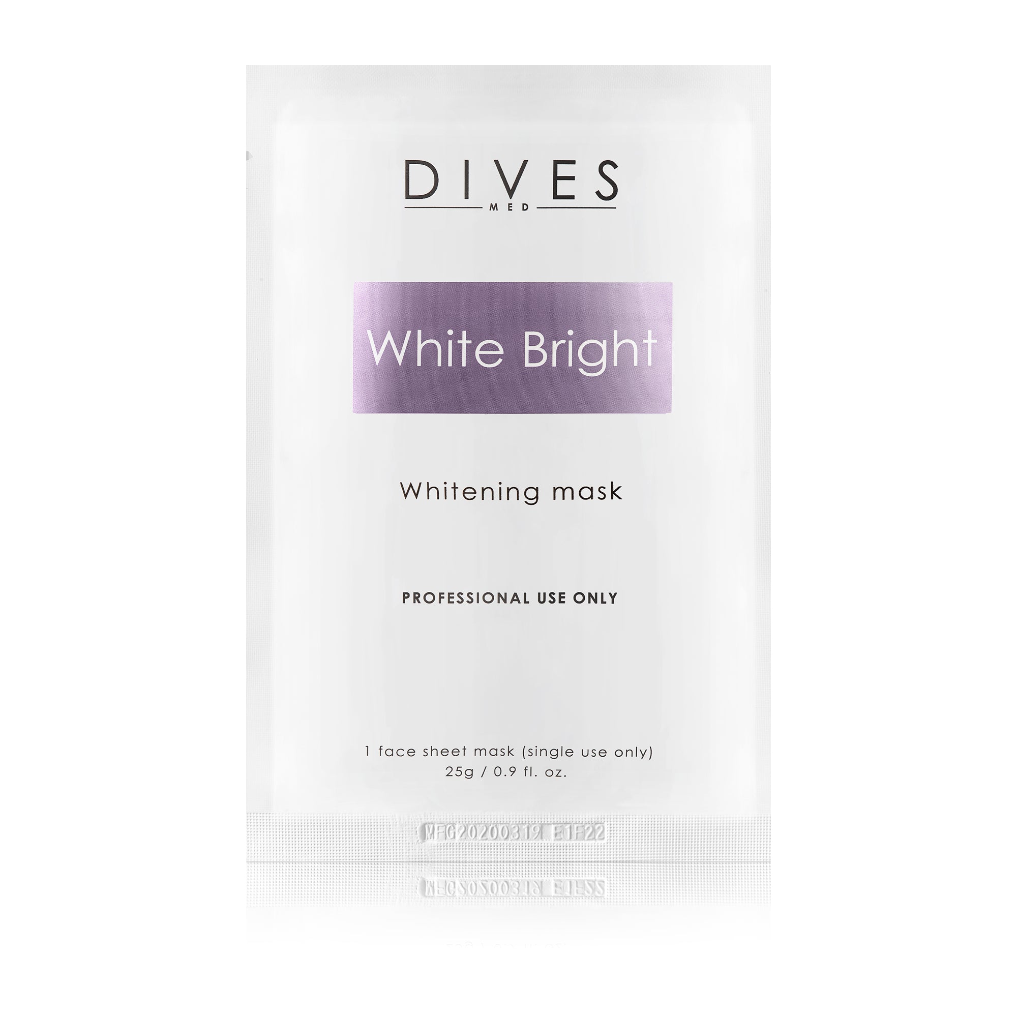 Skin Brightening Sheet Mask – White Bright Mask – DIVES MED